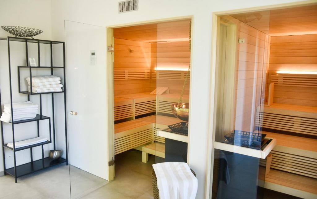 Postel nebo postele na pokoji v ubytování Wohlfühlhotel Sonnengarten