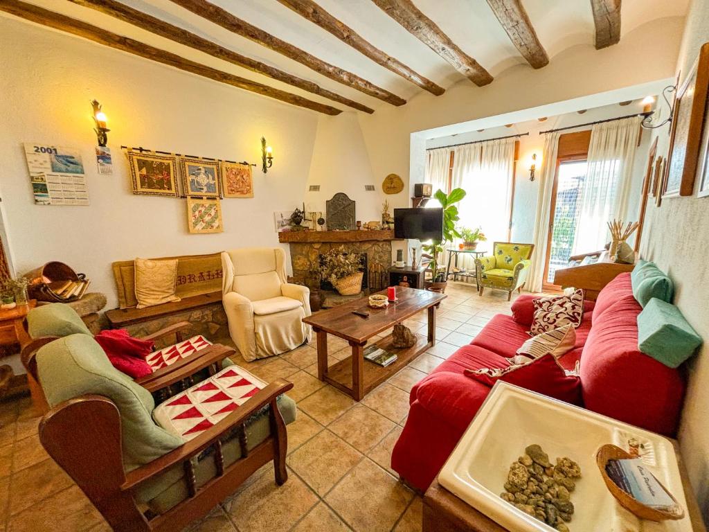 Posedenie v ubytovaní Casa Piedralén