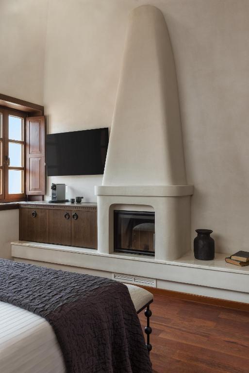 Kuchyň nebo kuchyňský kout v ubytování Stoes Boutique Hotel