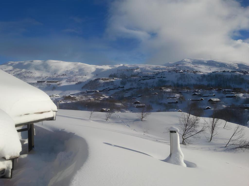 Το Haukeli Mountain Cabin τον χειμώνα