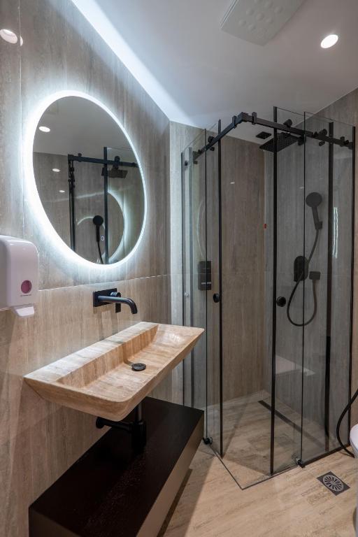 Koupelna v ubytování AMI MAR Hotel