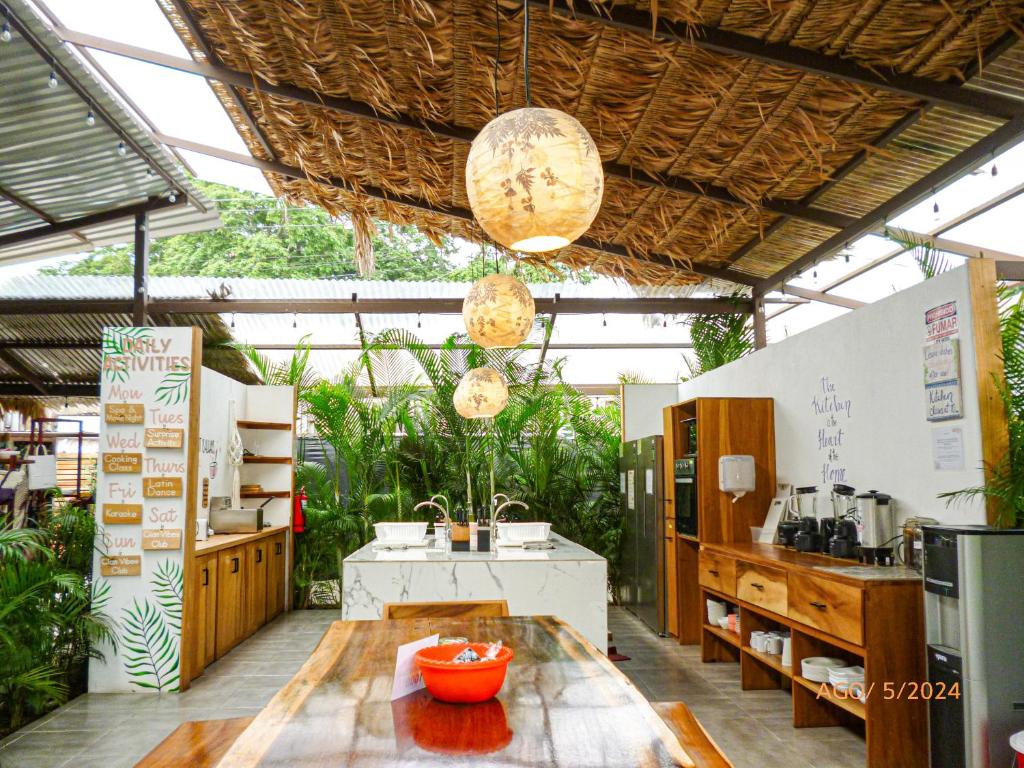 Сад в La Tribu Boutique Hostel for women