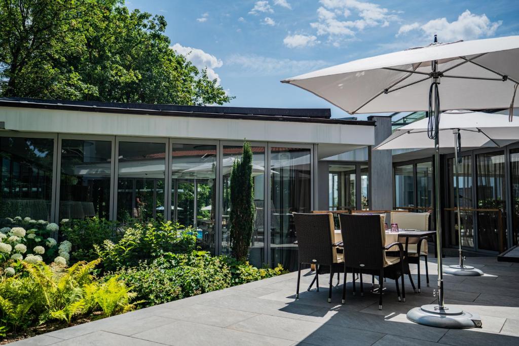 Vonkajšia záhrada v ubytovaní Normafa Hotel & Retreat