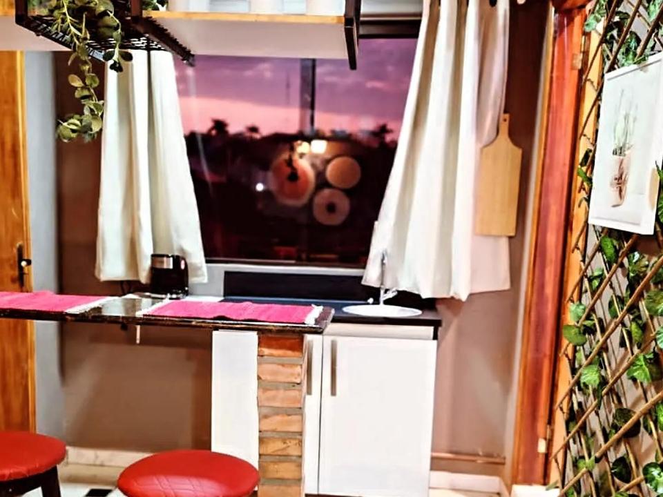 Kuchyň nebo kuchyňský kout v ubytování Ivy House Apart Hotel