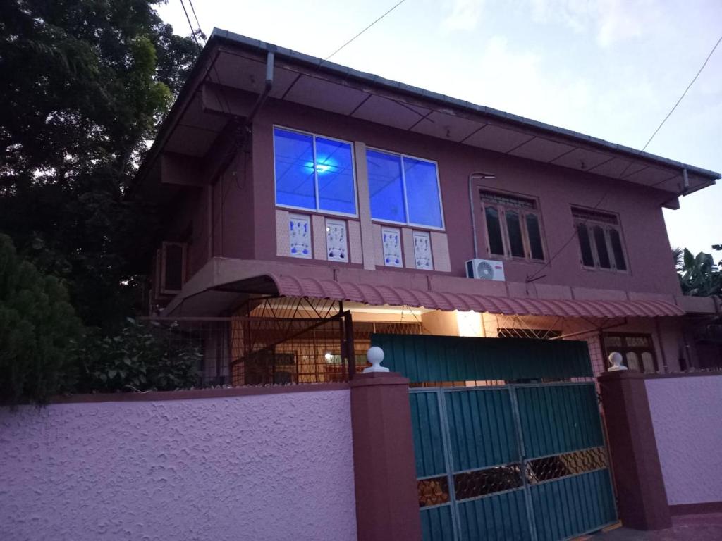a house with the moon in the window at BG Guest House Jaffna in Tirunelveli East