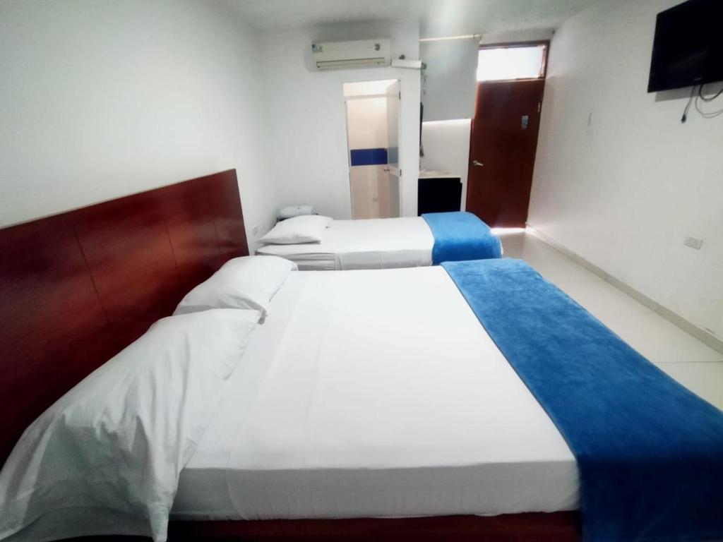 Postel nebo postele na pokoji v ubytování Hotel Winsor