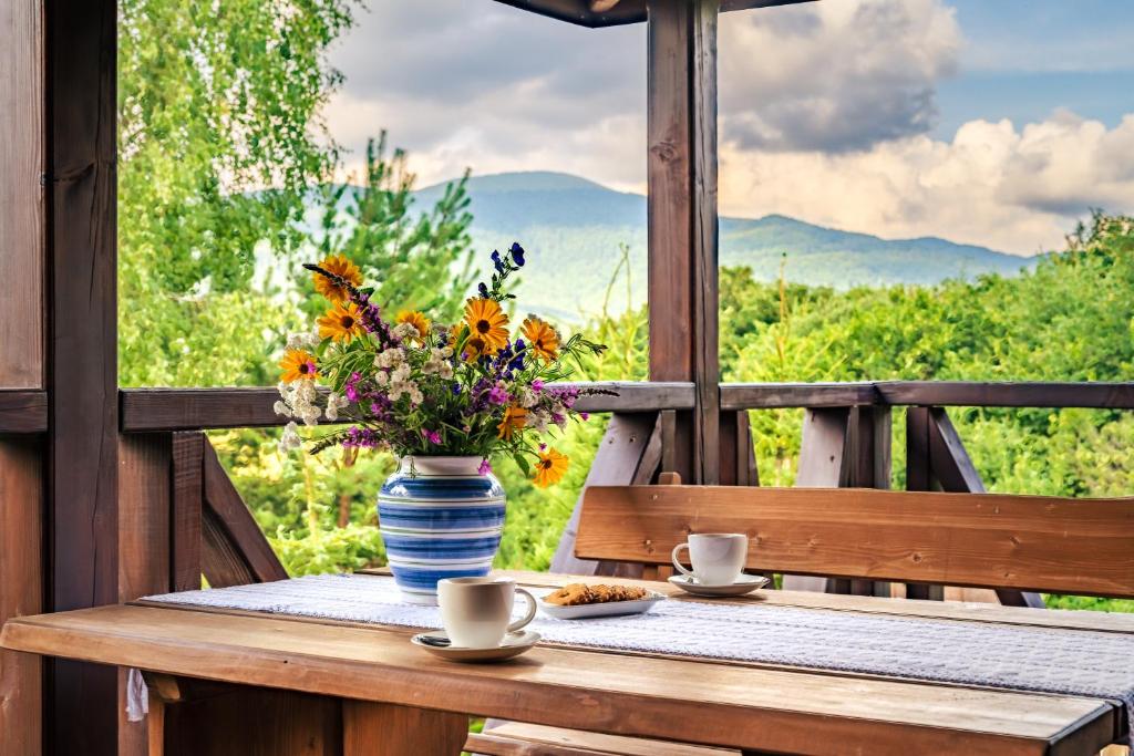 Peisaj natural din apropierea acestei case de vacanță