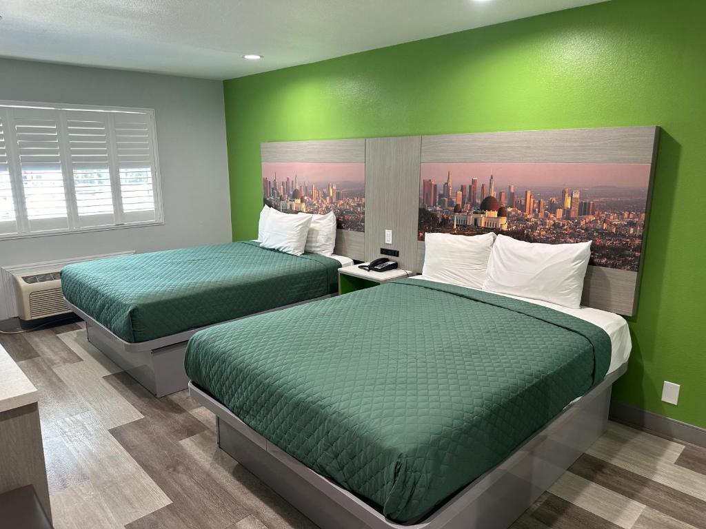 Garden Inn San Gabriel - Queen Room With Two Queen Beds - Niet Roken
