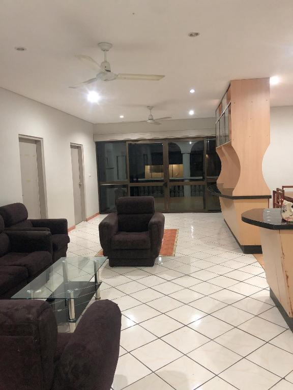 Posezení v ubytování ideal airport rooms