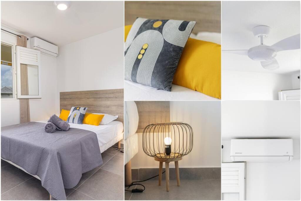 Postel nebo postele na pokoji v ubytování Navira - Appartement Villa Real