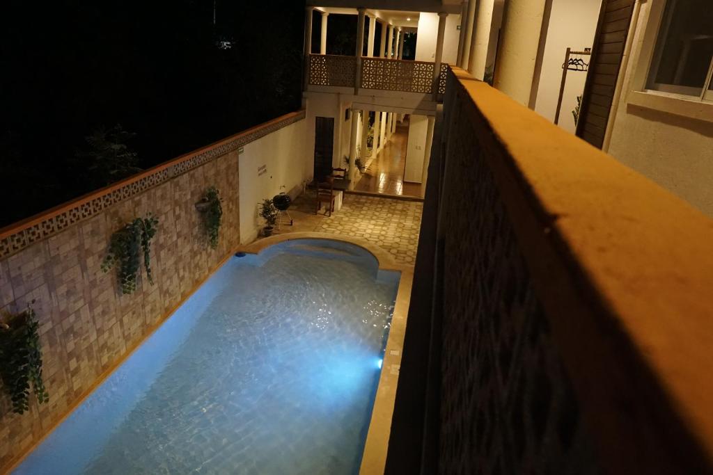 Bazén v ubytování Hotel del Parque nebo v jeho okolí