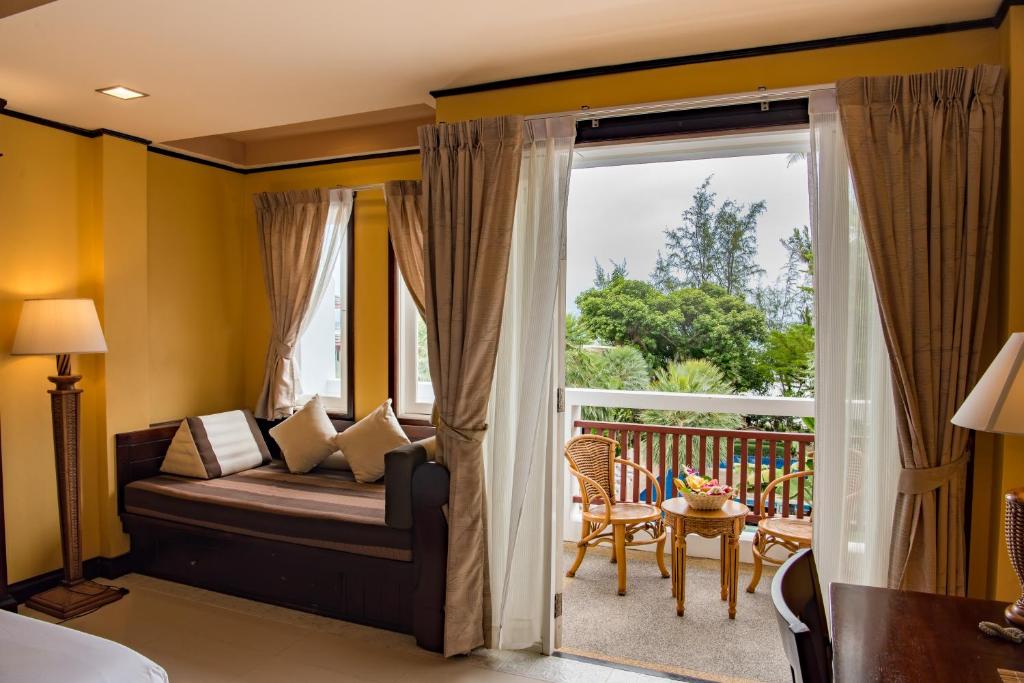 Postel nebo postele na pokoji v ubytování Koh Tao Montra Resort