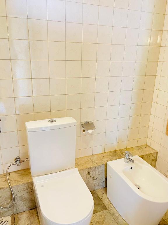 Koupelna v ubytování Crystal Villa Weligama