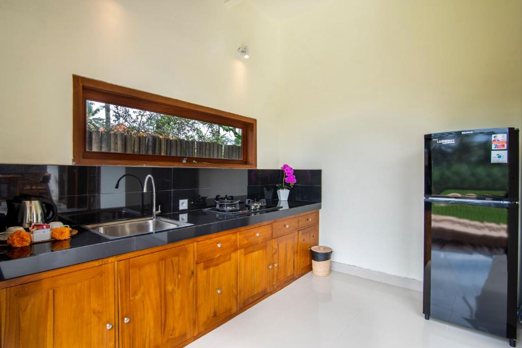 Cucina o angolo cottura di Jatining Ubud Villa & Spa