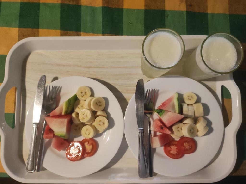 Jídlo v penzionu nebo okolí