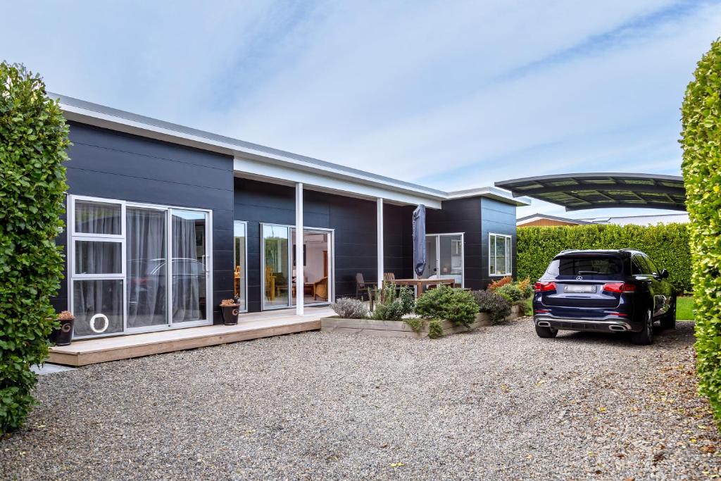 Bygningen som feriehuset ligger i