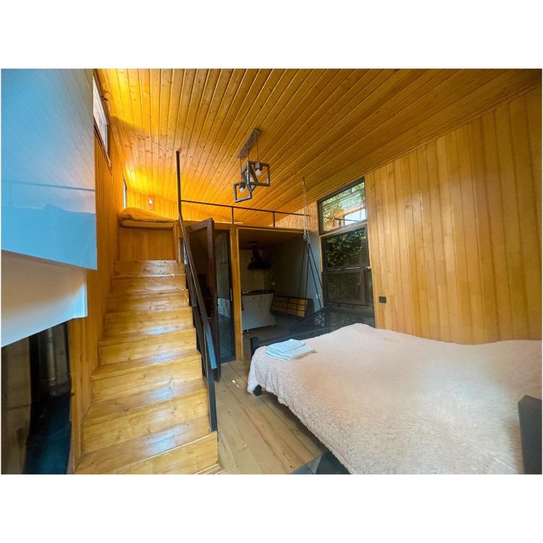 Postel nebo postele na pokoji v ubytování Green Garden B&B
