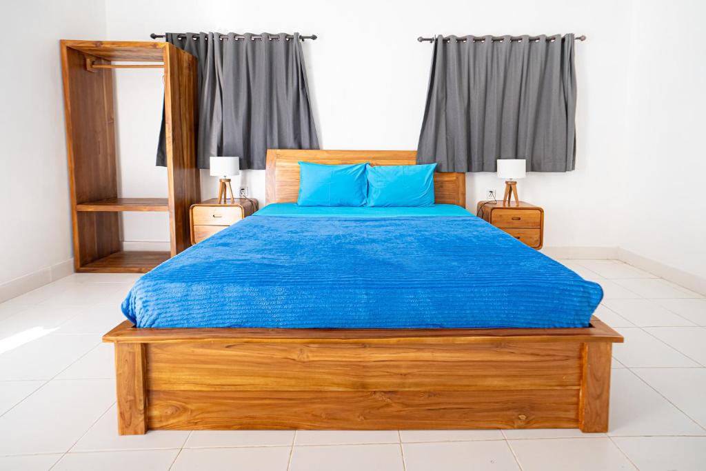 Letto o letti in una camera di Atlas Gili Party Hostel