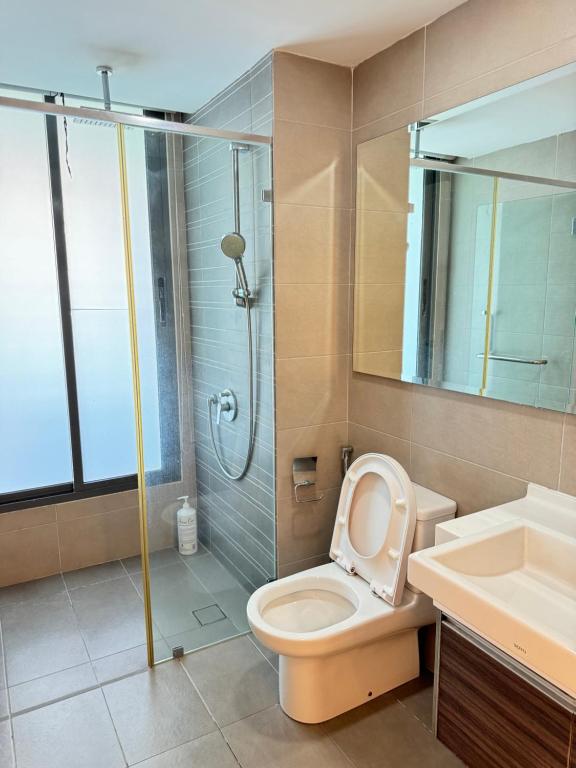 Koupelna v ubytování Teega Suites, Puteri Harbour, Iskandar Puteri