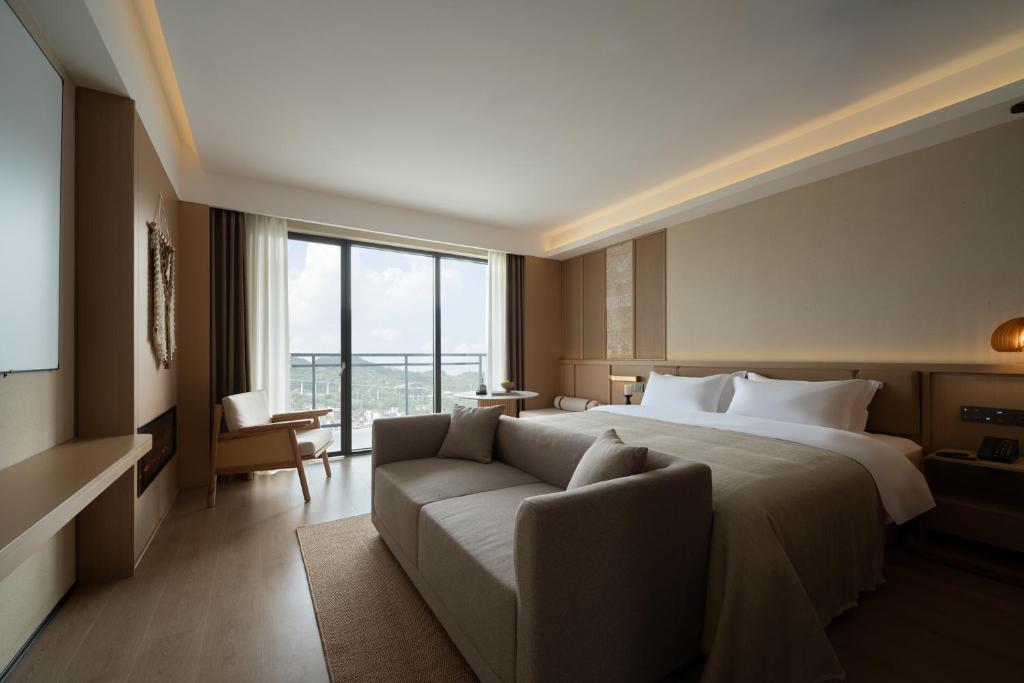 Posezení v ubytování Yanyu Yunxi Resort Hotel 烟雨云兮酒店