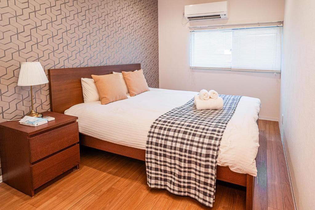Simple JP house for 5ppl丨2bedrooms丨3stop-Namba 丨kongchan