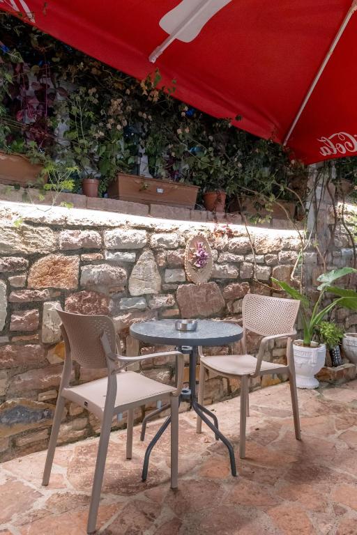 Patio nebo venkovní prostory v ubytování Hotel Elite Sarande