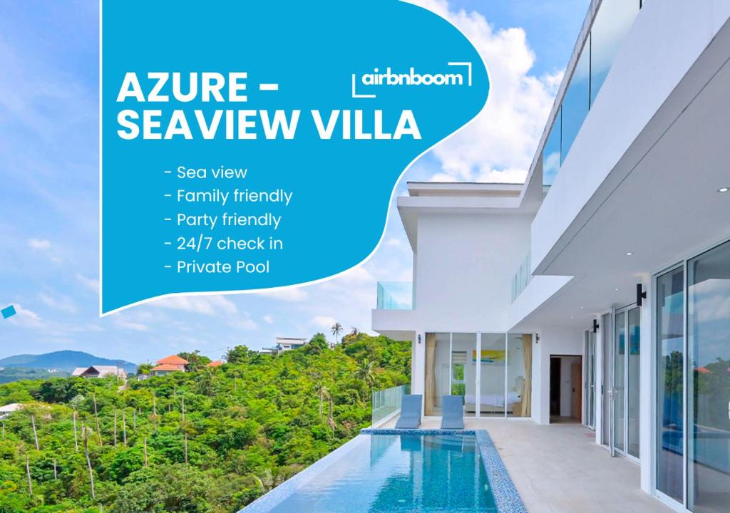 Kolam renang di atau dekat dengan Azure Haven - Private Seaview Villa - 4BR - Near to Bo Phut Beach