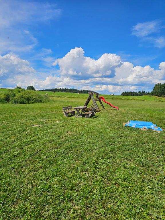 Zahrada ubytování PauchHuts