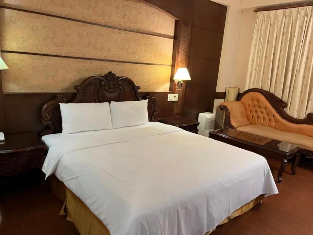 Postel nebo postele na pokoji v ubytování Chicago Motel