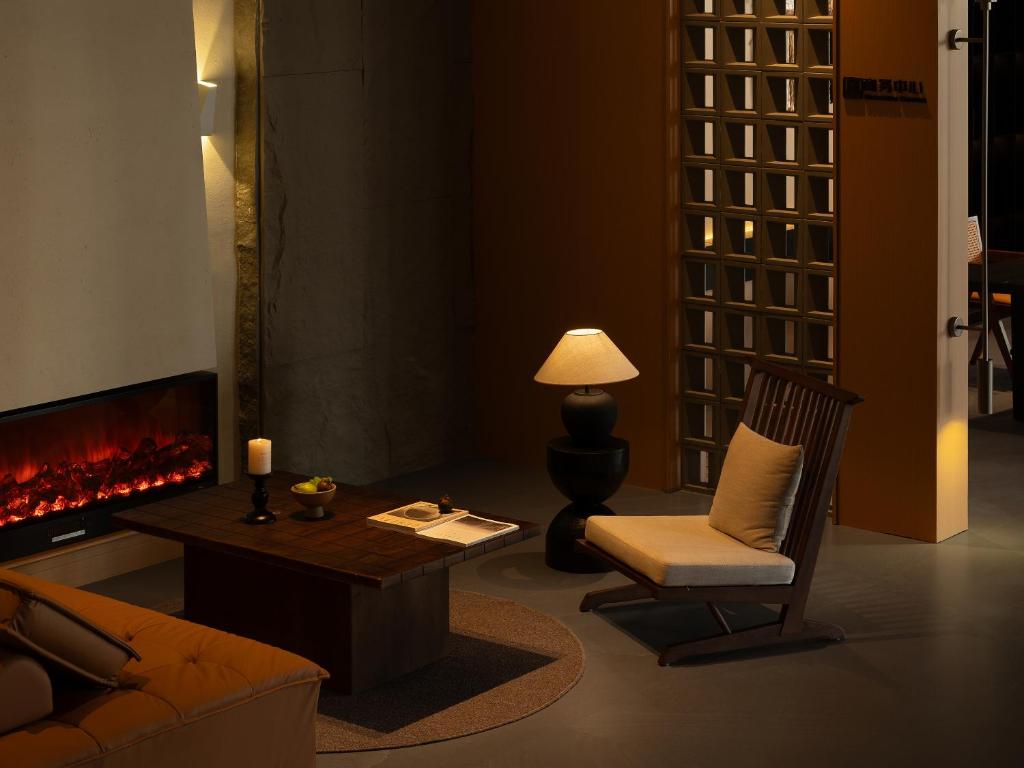 Posezení v ubytování Yanyu Yunxi Resort Hotel 烟雨云兮酒店