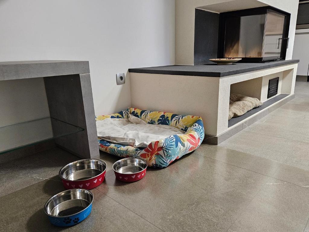 Posezení v ubytování Apartmaji Rdeča Kapica