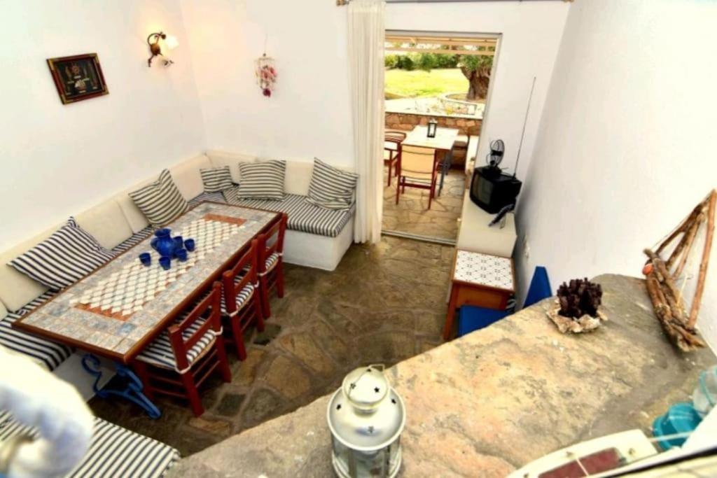 Posezení v ubytování Aegean View Maisonnette