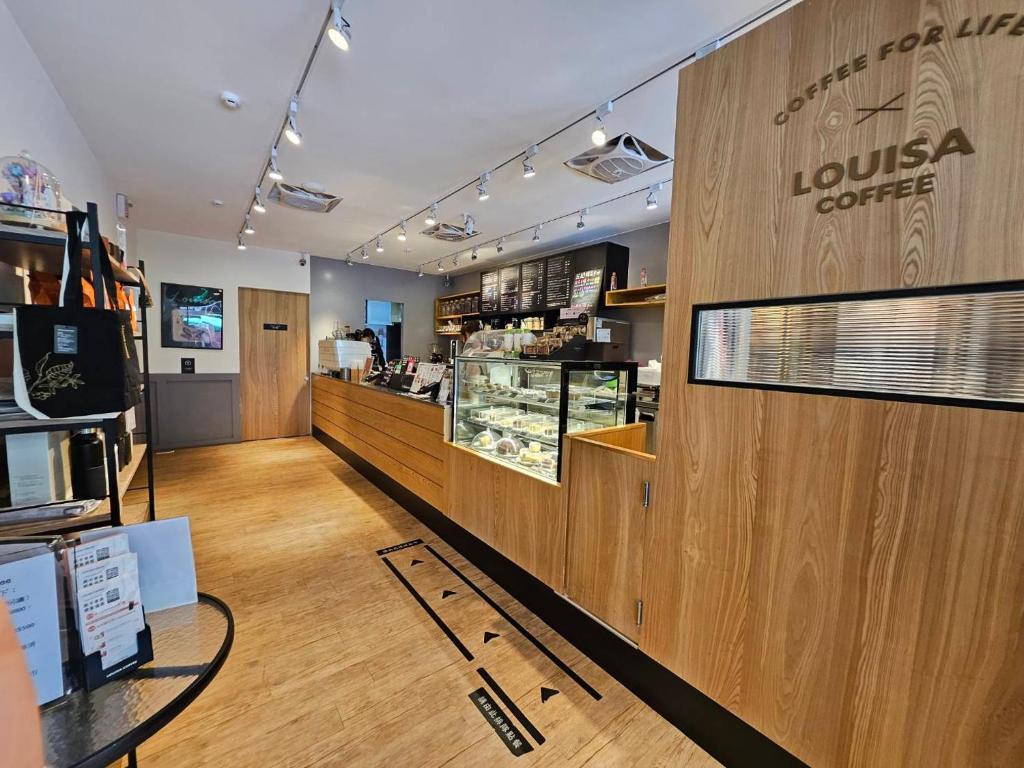 Příslušenství pro přípravu čaje a kávy v ubytování Beauty Hotels Taipei - B7 Journey