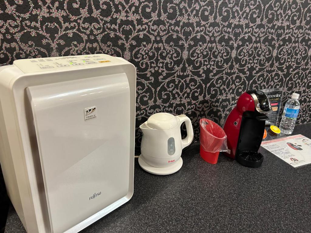 Kuchyň nebo kuchyňský kout v ubytování Hotel S