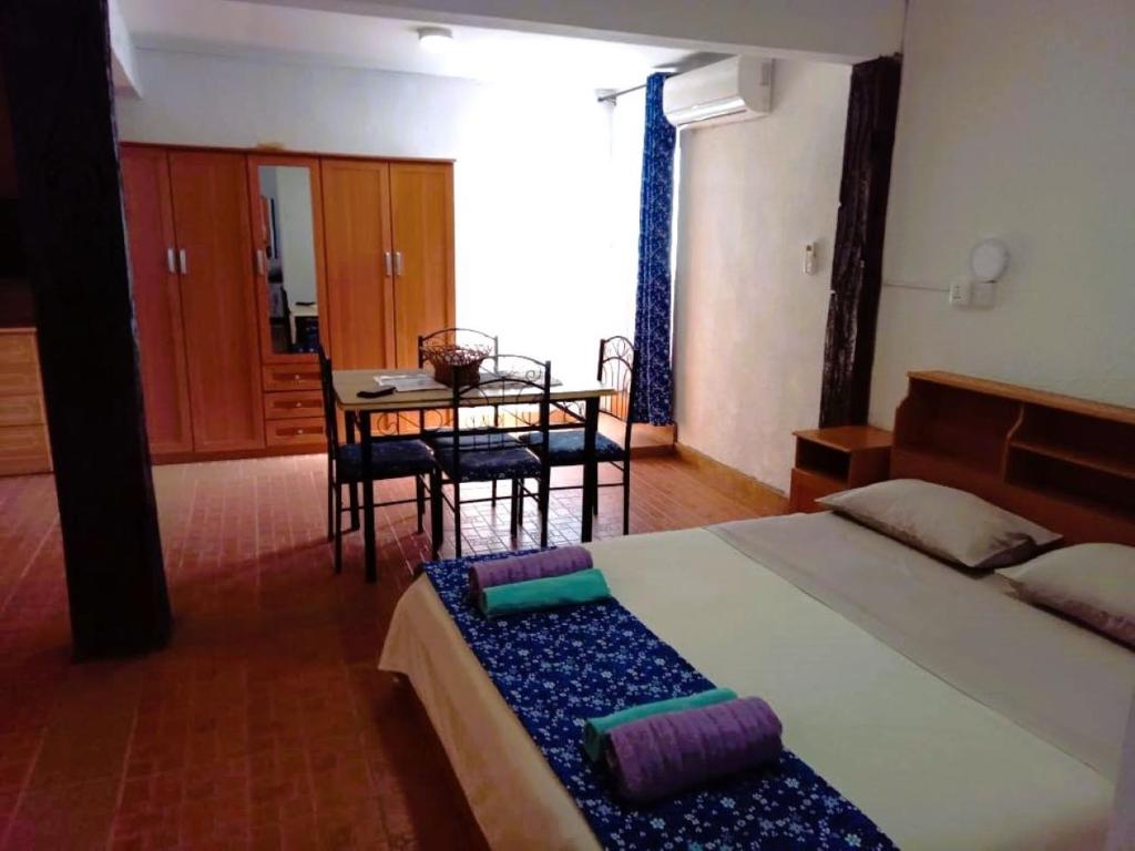 Postel nebo postele na pokoji v ubytování Chez Pepe Apartments