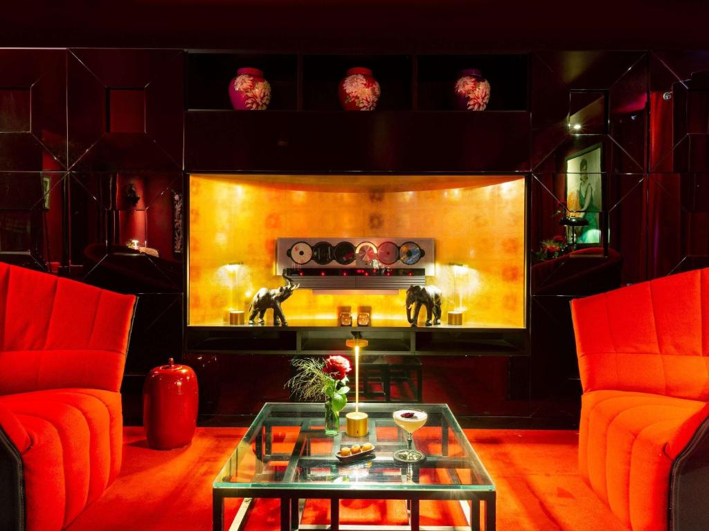 Posezení v ubytování Le Royal Hotel Lyon - MGallery Collection