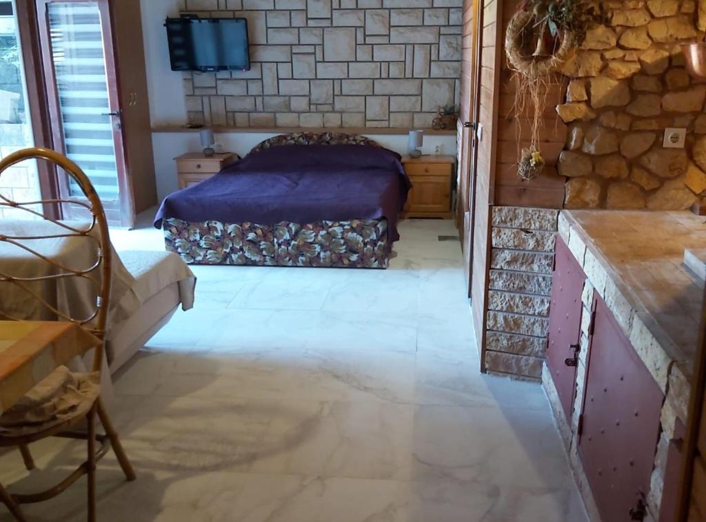 Posteľ alebo postele v izbe v ubytovaní Big Terrace Apartment