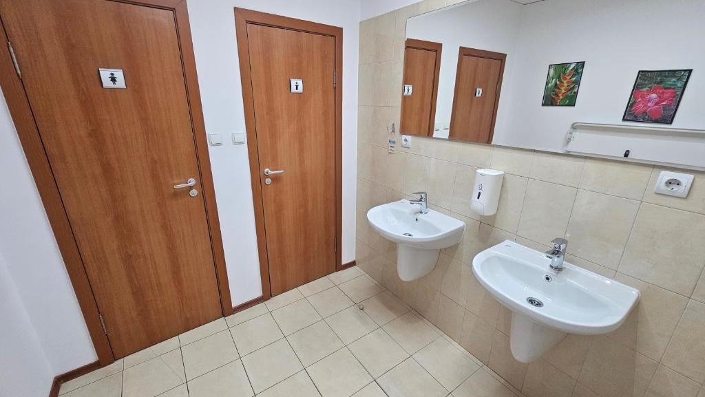 Koupelna v ubytování Hostel CANTO