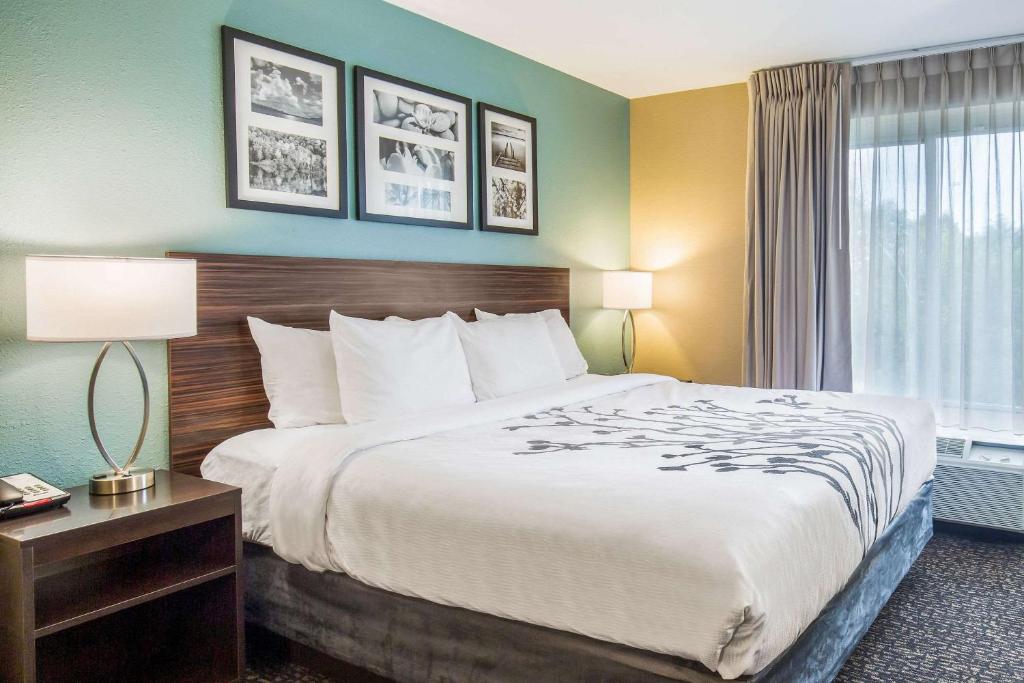Una cama o camas en una habitación de Sleep Inn & Suites
