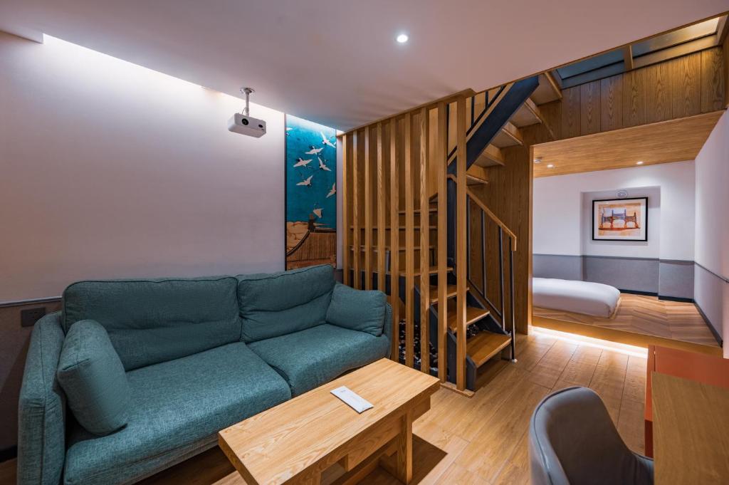 Posezení v ubytování Qiu Guo Hotel Xidan Financial Street Beijing