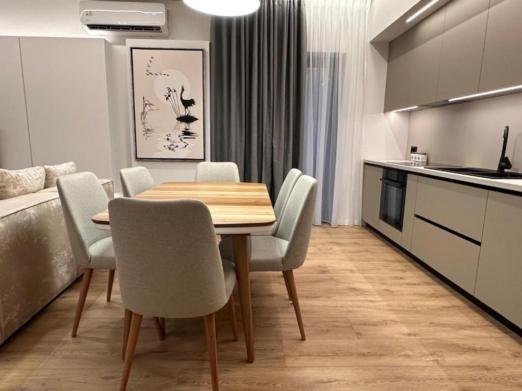Kuchyň nebo kuchyňský kout v ubytování Villa MARTO