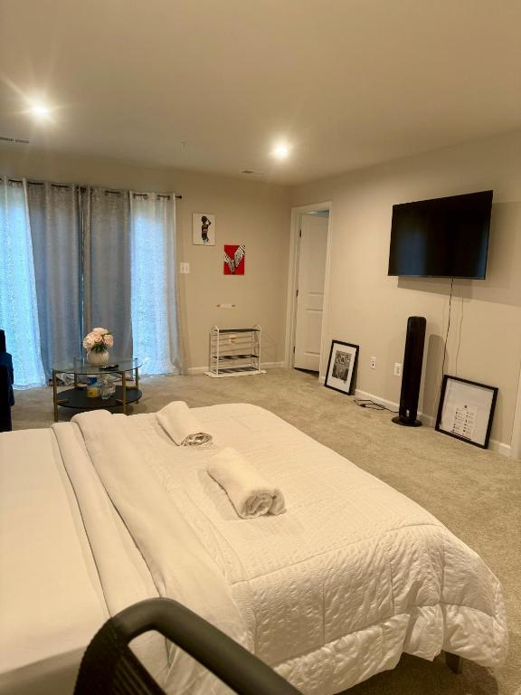Postel nebo postele na pokoji v ubytování Home Away