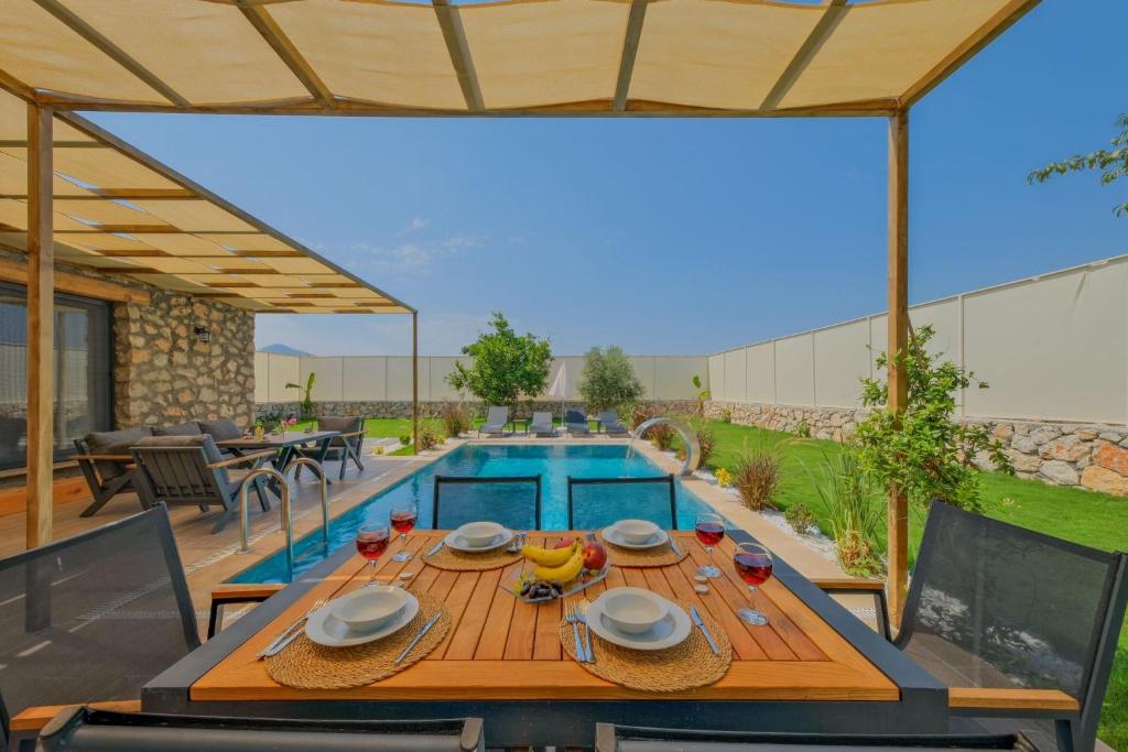 Restaurace v ubytování İrisVilla