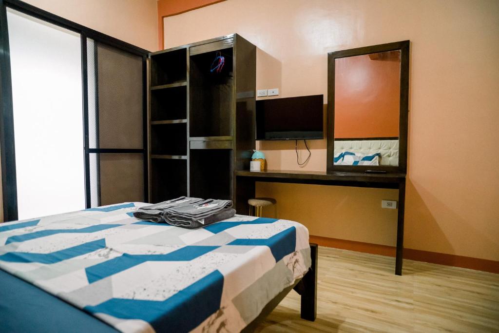 Postel nebo postele na pokoji v ubytování Alona Princess Suites