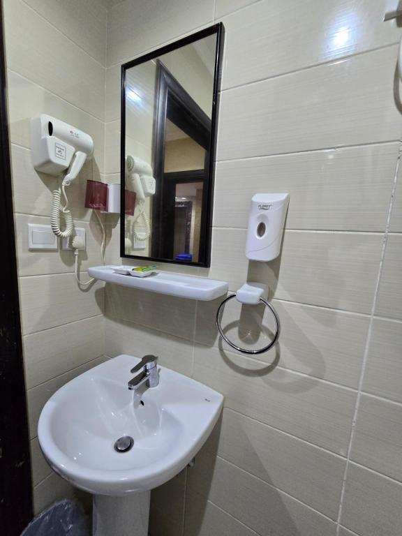 Koupelna v ubytování Diouf Al Maqam Hotel 4