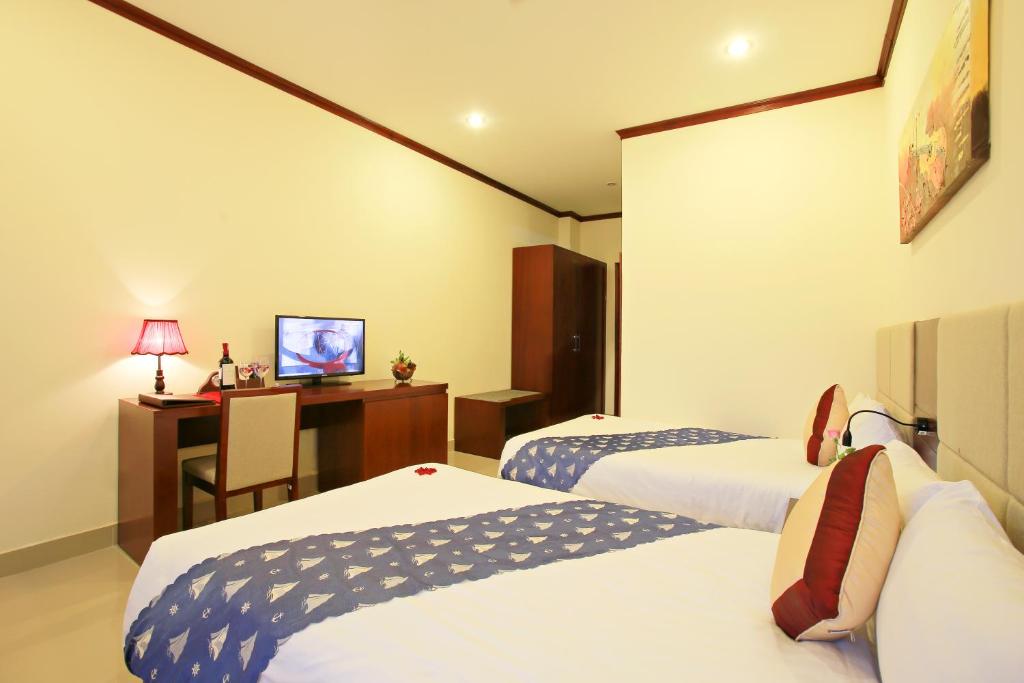 Ban Thach Riverside Hotel & Resort - Chambre Jumelle De Luxe