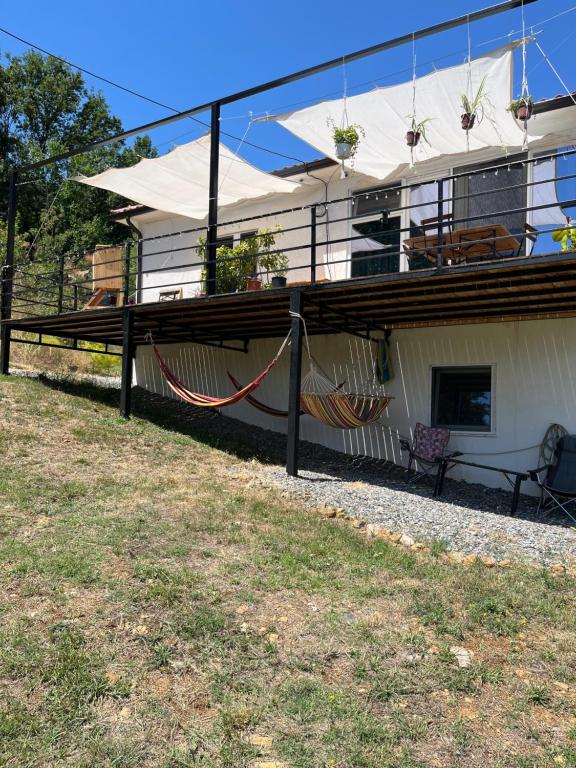 Zahrada ubytování Villa Lugina