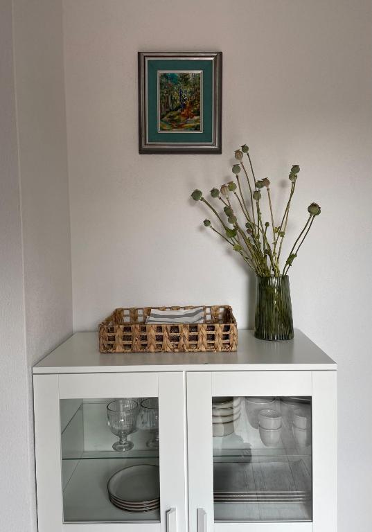Kuchyň nebo kuchyňský kout v ubytování B&B Apartment for2