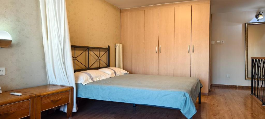 Postel nebo postele na pokoji v ubytování Chaoyang Joy City Hardcover Apartment