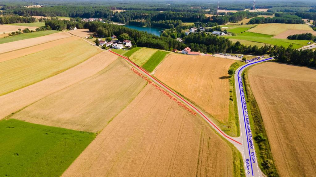 Příroda nedaleko farmy